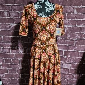 LuLaRoe Paisley Print Dress NWT    Size Small
